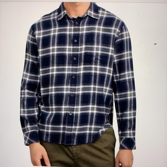 Rails Lennox Plaid Shirt in Navy Cove XXL - Picture 1 of 13